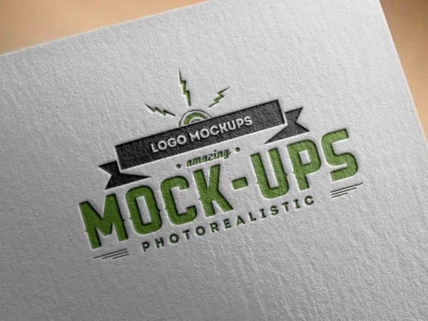 Logo Mockup paper