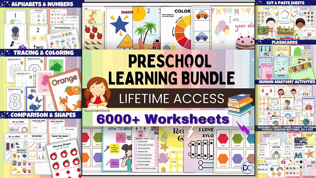 6000 Worksheets for Kids