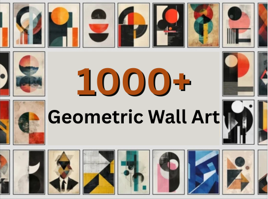 Geometric Wall Art by Digicenter